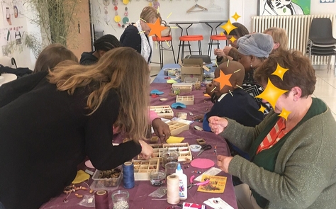 L'atelier au travail